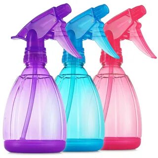 Amazon.com : Spray Bottles - Set of 3 Small Empty Plastic Spray Bottles For...