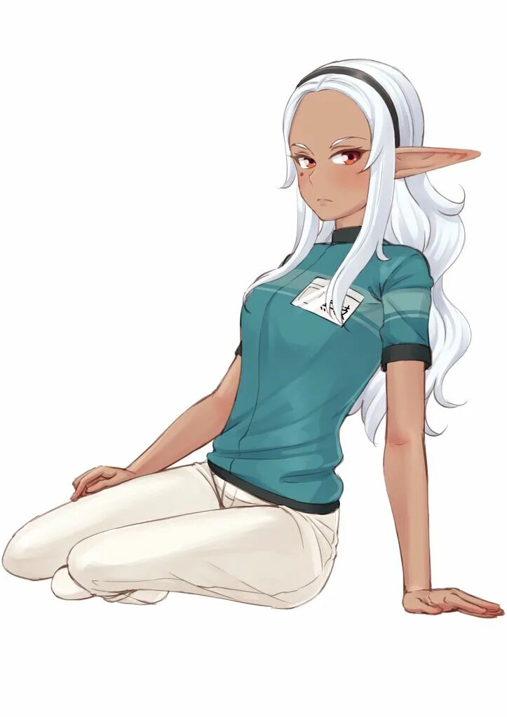 Plus size elf. Kuroeda elf-san wa. kuroeda elf-san wa yaserarenai. kuroeda of plus-sized elf.