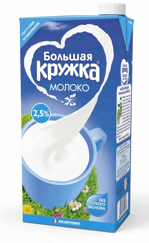 Молоко в большом городе. Молоко большая Кружка. Кружка большая. Молоко большая Кружка 2.5. Упаковка молока большая Кружка.