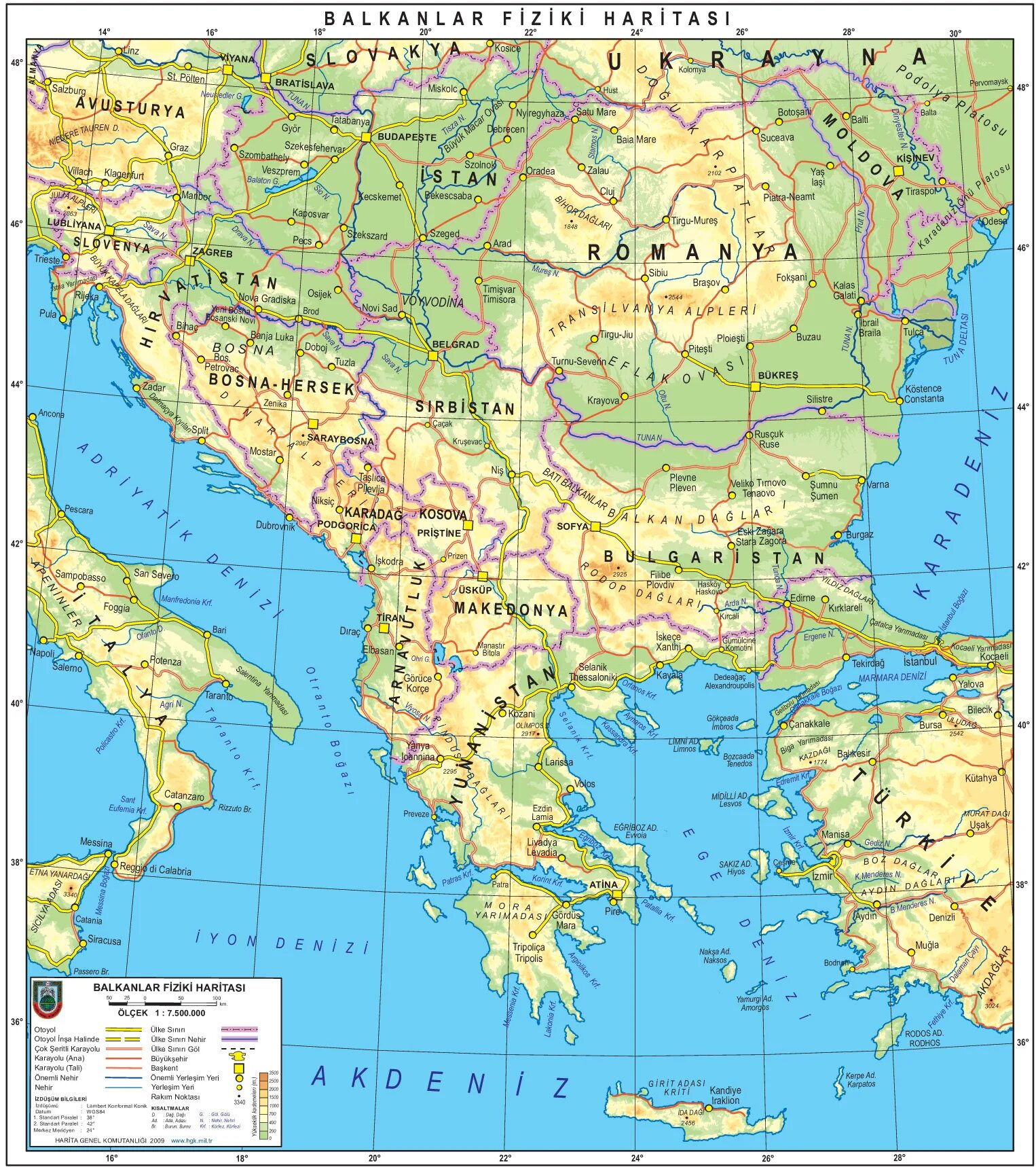 Физическая карта Балканского полуострова. Балканский полуостров на карте. Географическая карта Балканского полуострова. Балканский полуостров на карте Евразии.