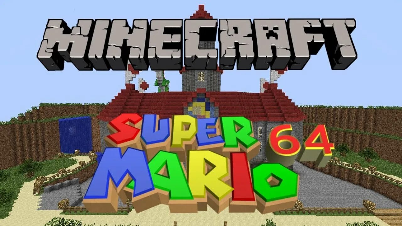 Minecraft Mario 64. Super Mario 64 Minecraft. Супер майн. Майнкрафт на Нинтендо 64.