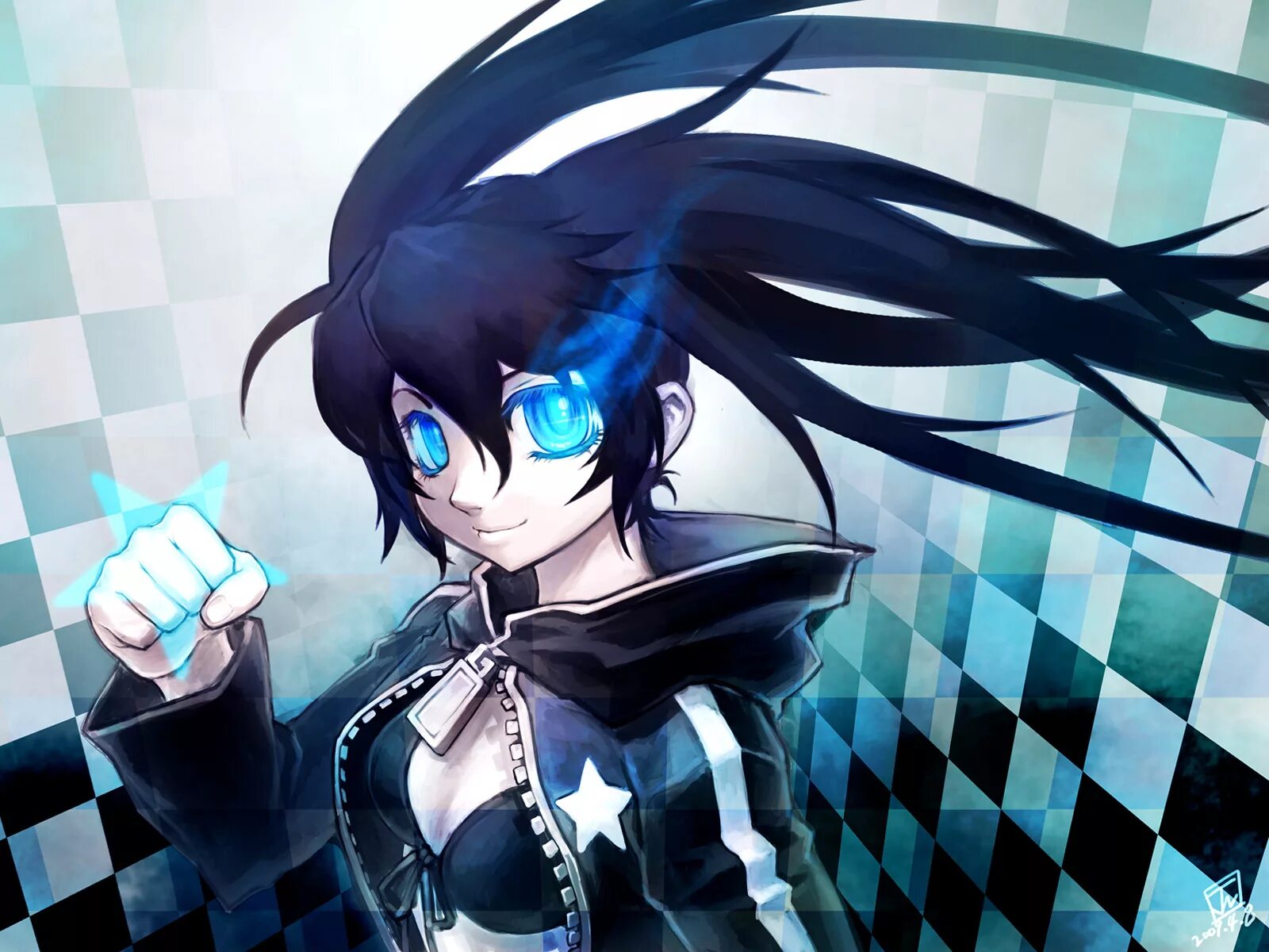 Курои. Мато Курои. Мато Курои из Black Rock Shooter. Мато Курои стрелок с черной.