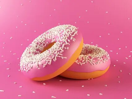 Pink food shorts