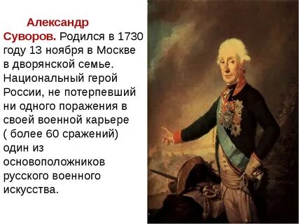 Факты о суворове