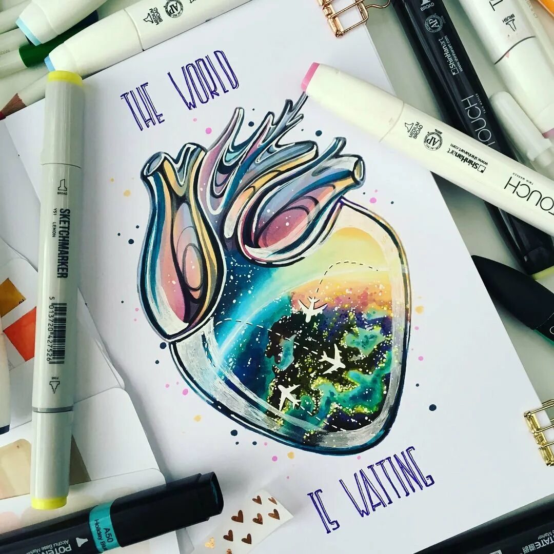 Скетчбуки sketchmarker