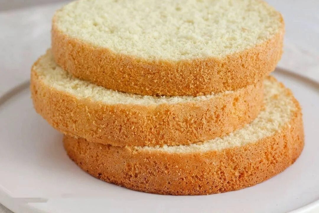 Классический бисквит форма 20 см. Классический бисквит для торта. Ванильный шифоновый бисквит. Классический ванильный бисквит. Торт с ванильным бисквитом.