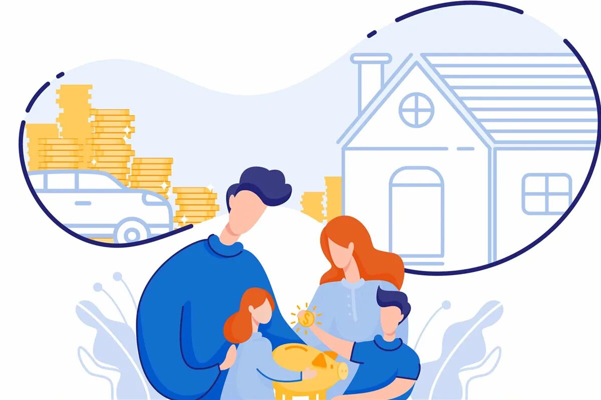 Финансовые истории моей семьи. Семейный бюджет вектор. Семья дом деньги. Векторное изображение бюджет семьи. Семейные рисунки для презентации.