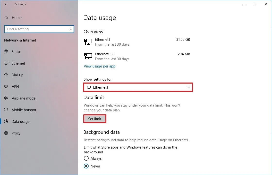 Set usage. Internet data usage. использование данных виндовс. usage limit. empty windows internet data usage.