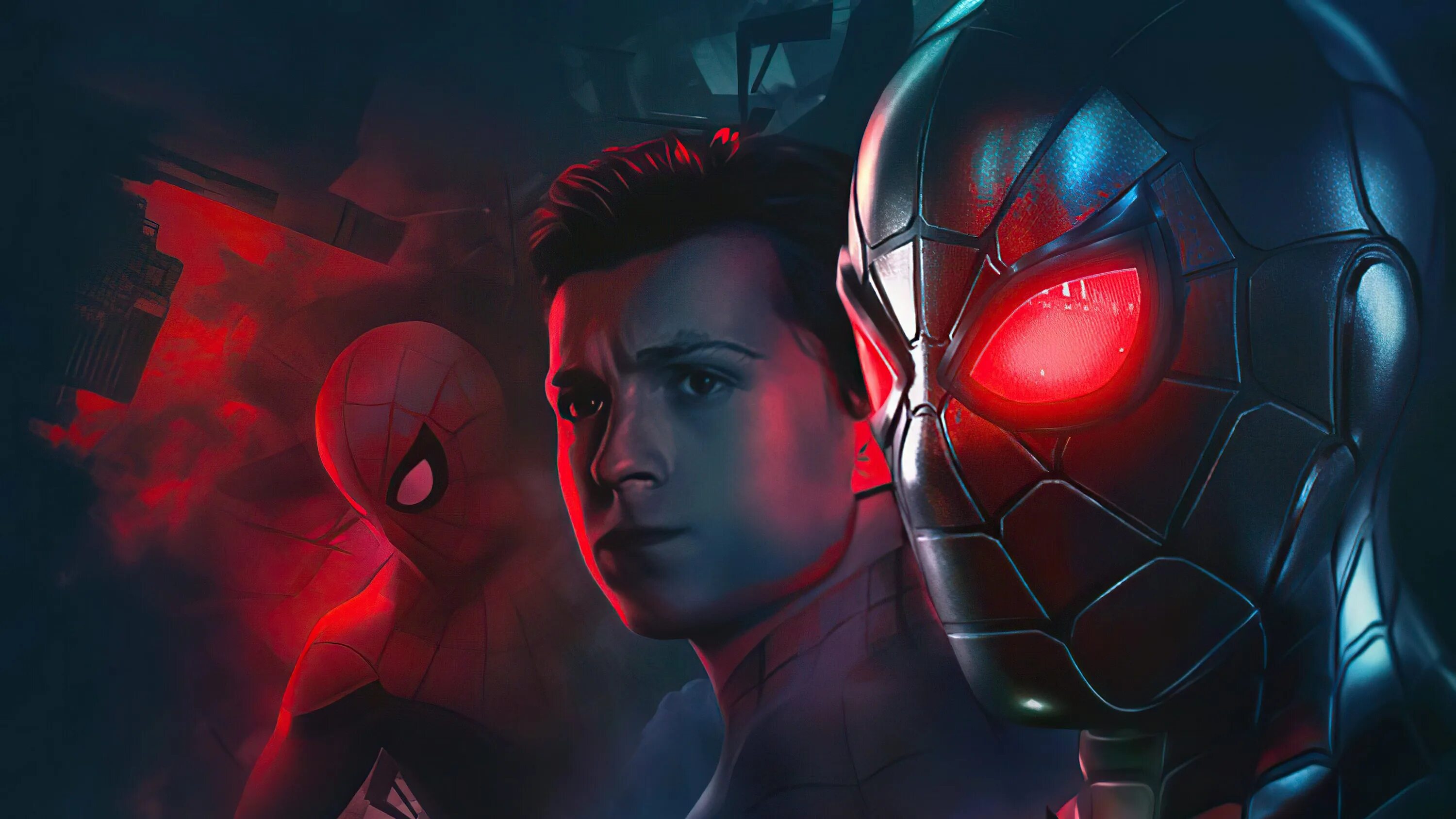 Человек с томом холландом 1 часть. Spider man no way Home 2021. Человек паук том Холланд 1080. Обои с человеком пауком том Холланд.