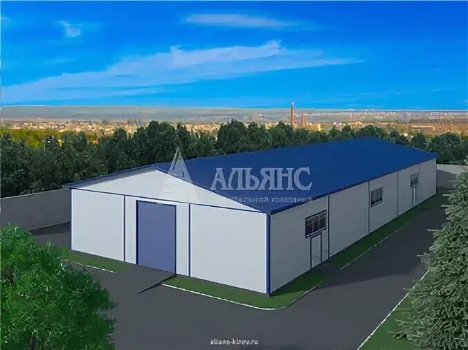 Готовый проект склада из сэндвич панелей Ангары из сэндвич-панелей. Строительство быстровозводимых ангаров. Построить анг
