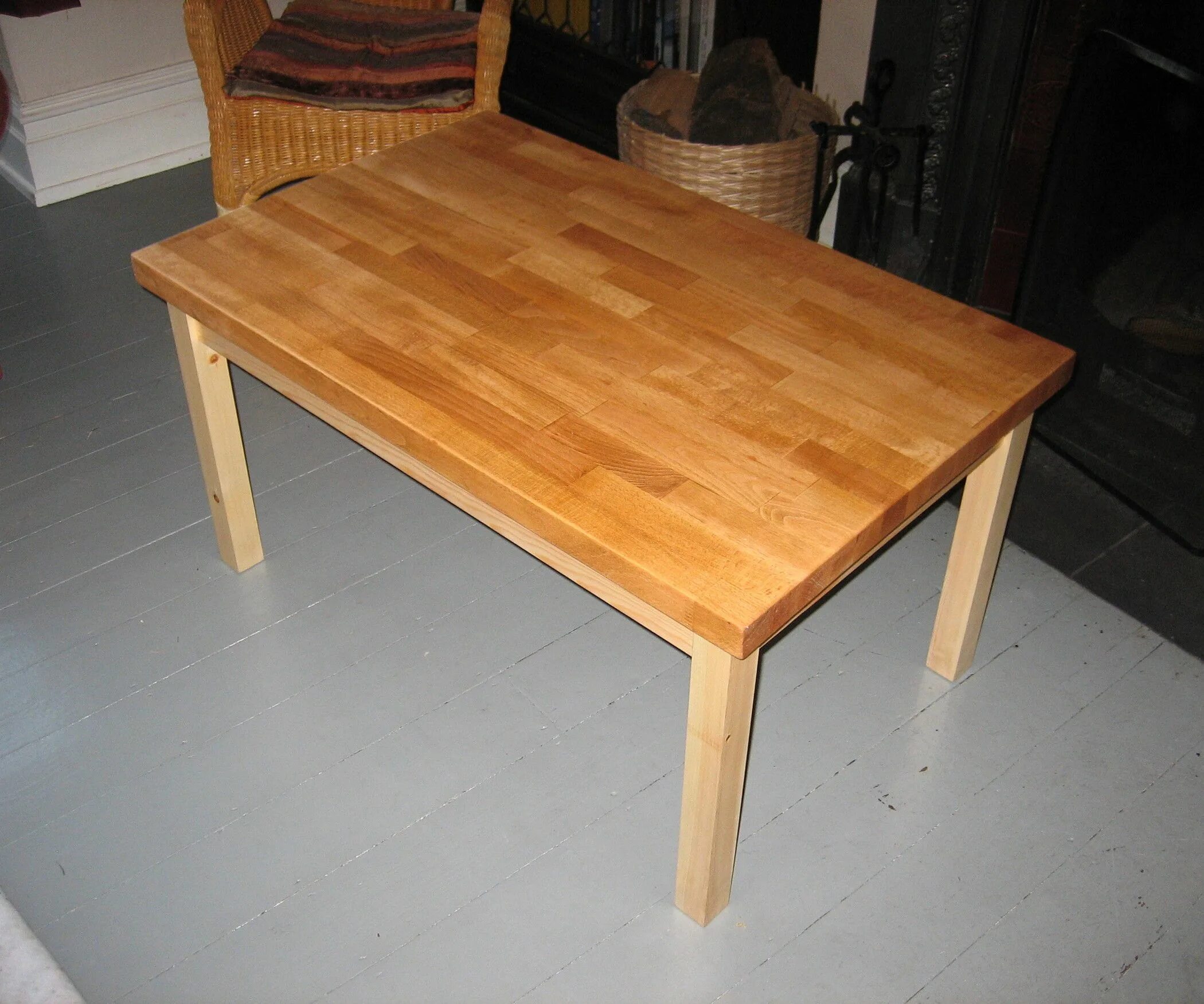 Быстрый и легкий стол. Журнальный стол LMZL-td53. Стол из досок. Самодельный кухонный стол. Самодельный деревянный стол.