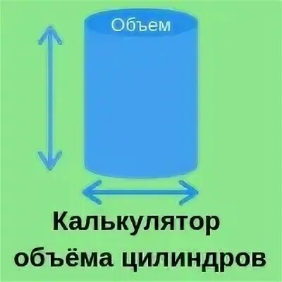Объем цилиндра калькулятор м3