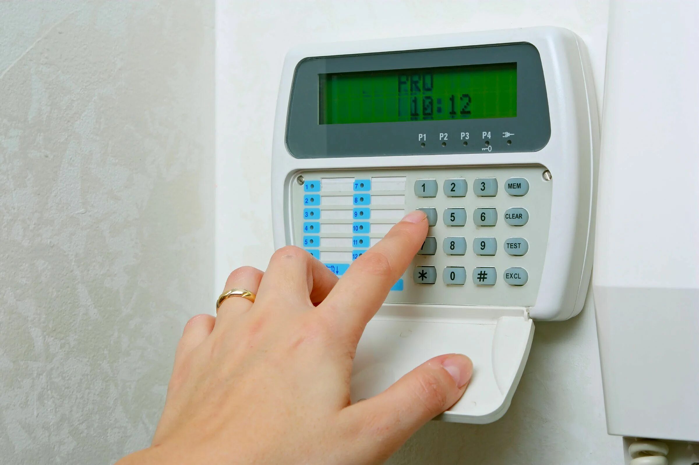 You an alarm installed system have 7