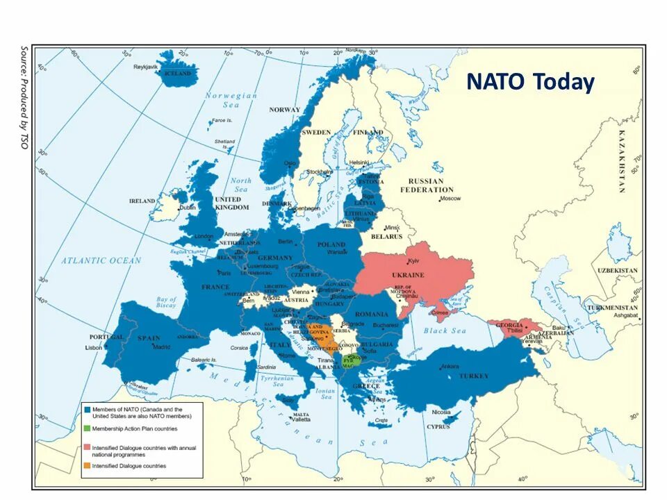 Страны НАТО на карте 2021. Карта НАТО 2022. Карта Европы НАТО со странами НАТО. Страны не входящие в военные организации