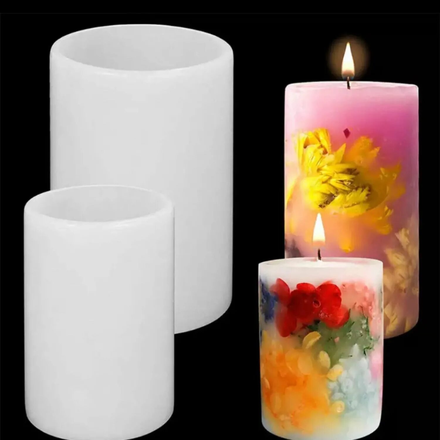 Формы для свечей. Силиконовые формы цилиндрические свечи. Силиконовые формы для восковых свечей. Силиконовая свечка. Формочки для свечей из воска.