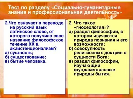 Социально гуманитарные знания и профессиональная деятельность