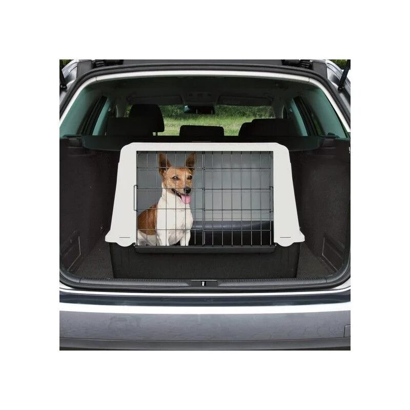 Бокс в багажник автомобиля для собак. Автобоксы для собак. Клетка для собаки в машину. Клетка для собак в багажник автомобиля. Ferplast atlas professional 80.