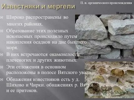 Известняк происхождение названия