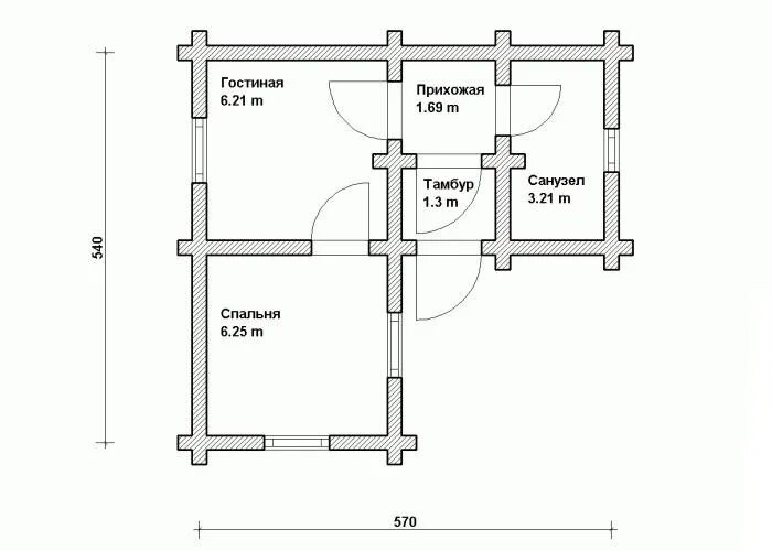 Проект кирпичного дома 34-74 :: Интернет-магазин Plans.ru :: Готовые проекты дом