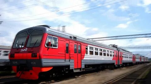 Пригородный поезд фото