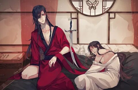 Wanted to draw a piece based on the Chinese story about the emperor who cut...