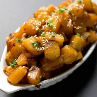 Корейская жареная картошка