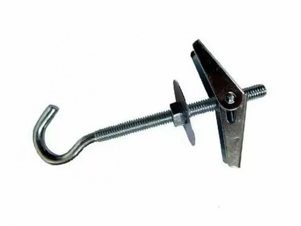 складной анкер со шпилькой. 8х32. складной анкер со шпилькой. складной пружинный дюбель с крюк м8*100 (30/20 шт. складной анкер со шпилькой.