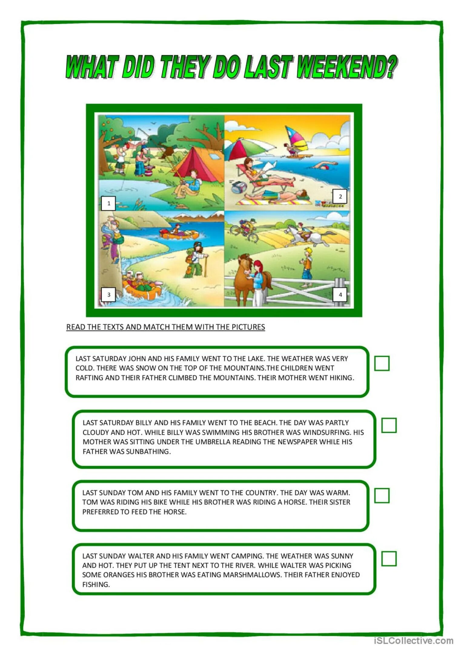 What did they do last. Weekend activities worksheets. my weekend worksheets. how was your weekend worksheets. last weekend worksheets for kids.
