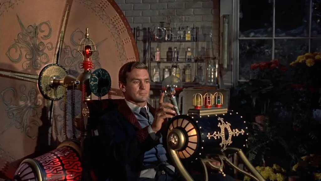 Машину времени полностью. Машина времени (the time Machine)(1960). Машина времени Герберта Уэллса 1960.