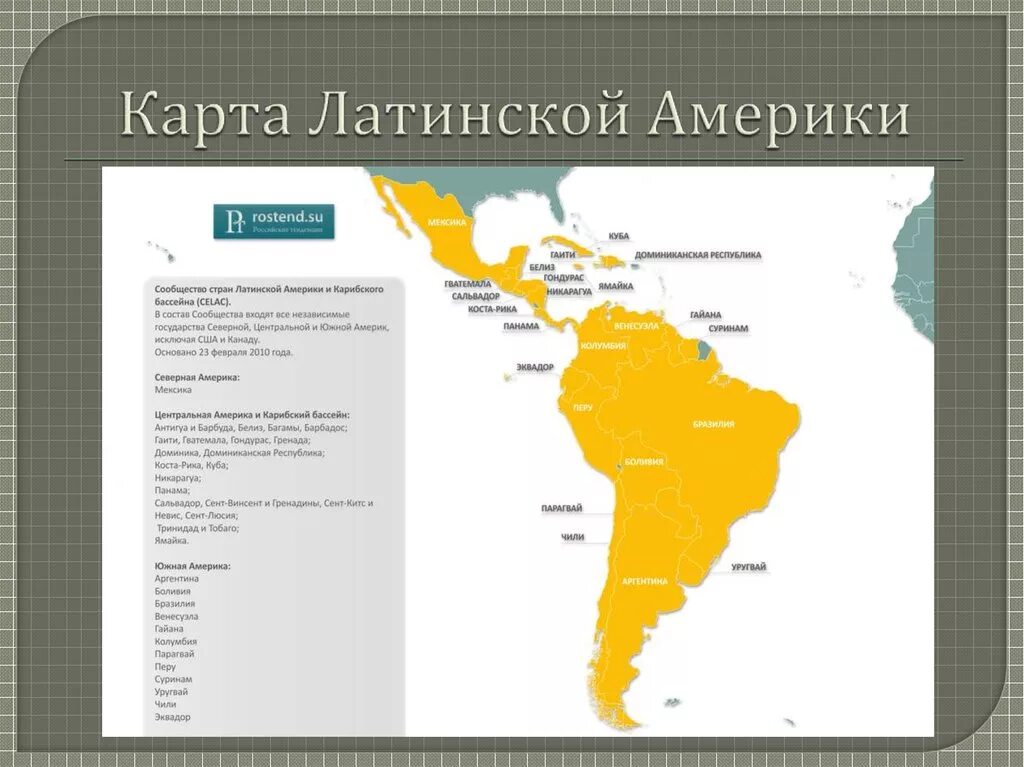 Политическая карта Латинской Америки со странами. Страны Латинской Америки и их столицы на карте. Карта Южной и Латинской Америки. Состав Латинской Америки карта.