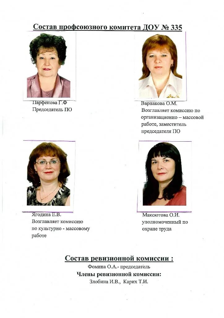 Учет мнения профсоюзного комитета. Состав профсоюзного комитета детского сада. состав профкома первичной организации доу. структура профсоюзного комитета.
