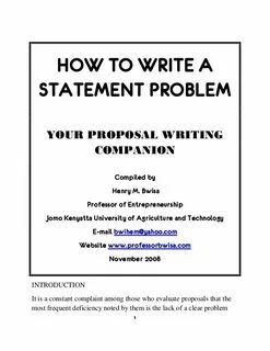 Written statement