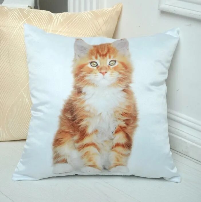 Подушка рыжий кот. Подушка &quot;котёнок&quot;. подушка кошка. декоративные подушки котики.