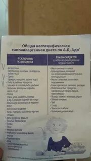 Диета по адо