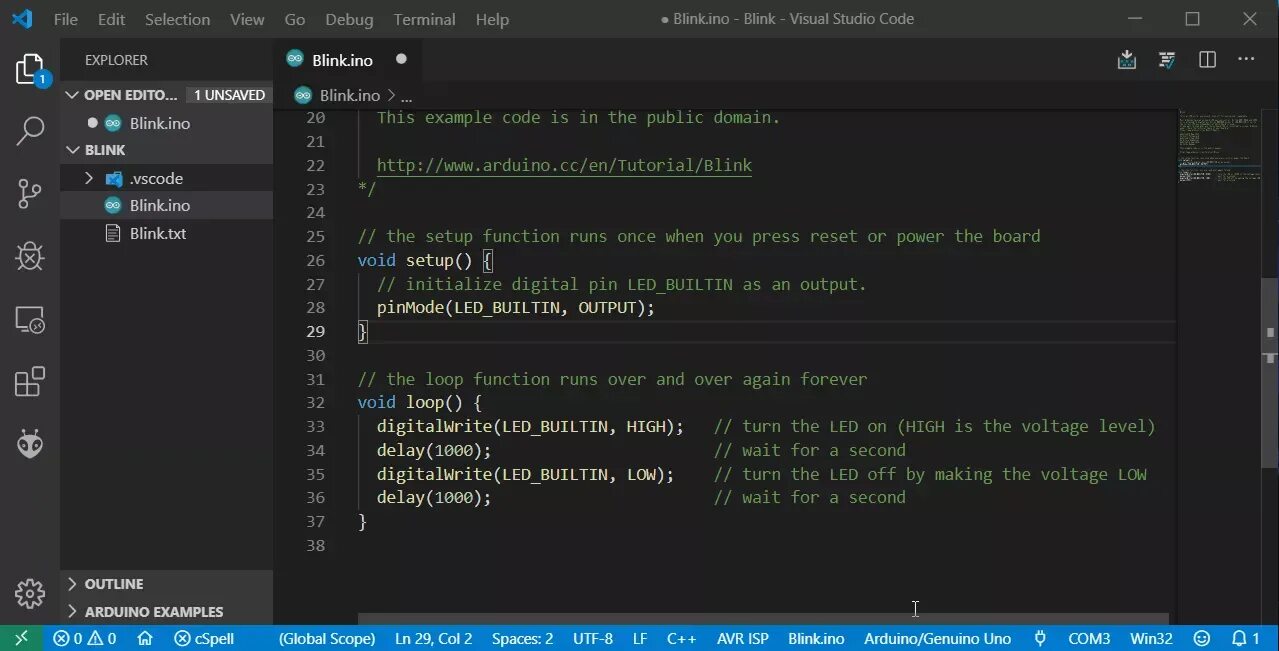 Arduino vs code