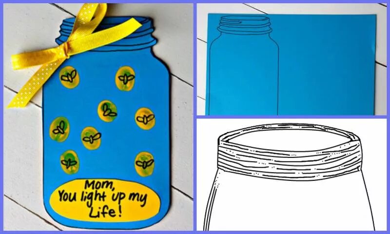 открытка баночка. банки с вареньем. вазочка из баночки. вазы из подручных материалов. как сделать банку из бумаги.