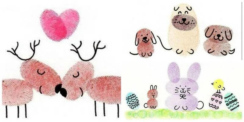 пальчиковая живопись. рисование отпечатками пальцев. рисование отпечатками пальцев. интересное трисование для детей. рисование отпечатками.