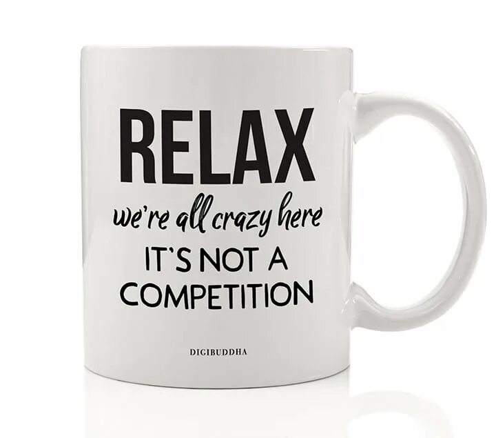 Crazy here. Кружка 'not Crazy'. Time to Relax Кружка. Mug for Office. Relax fun.