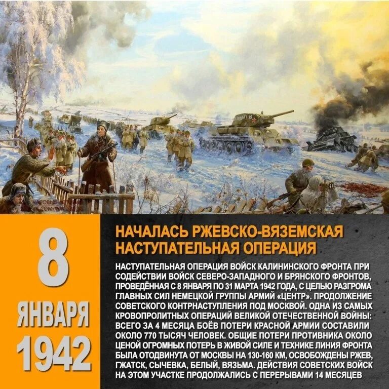 Битва под Ржевом 1942-1943. Ржевско-Вяземская наступательная операция 1942. Ржевско-Вяземская операция (8 января — 20 апреля 1942) этапы. 8 апреля операция