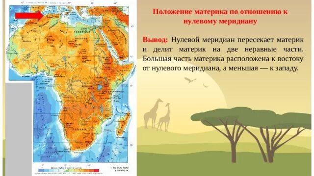 Определите как расположен материк африка. Географическое расположение африки. географическое положение африки. материки которые пересекают нулевой меридиан. нулевой меридиан пересекает материки.