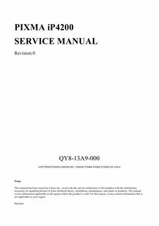 Canon PIXMA iP4200 Service Manual-1.