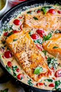 Вкусная форель в сливках
