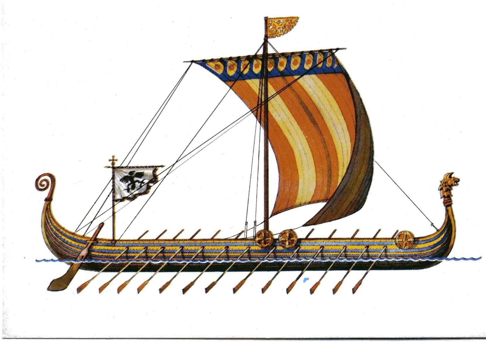 Ладья рисунок. Корабль викингов Drakkar. Ладья викингов дракар. Корабль викингов Драккар 10 век. Корабли Вильгельма завоевателя.