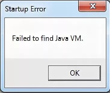 Error java failed