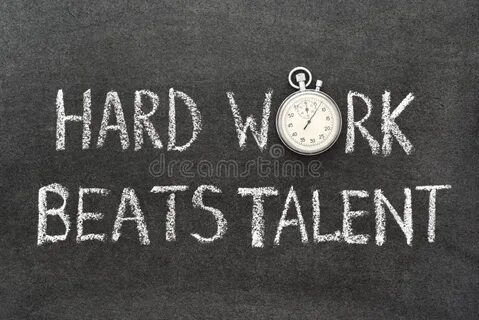 Hard work time