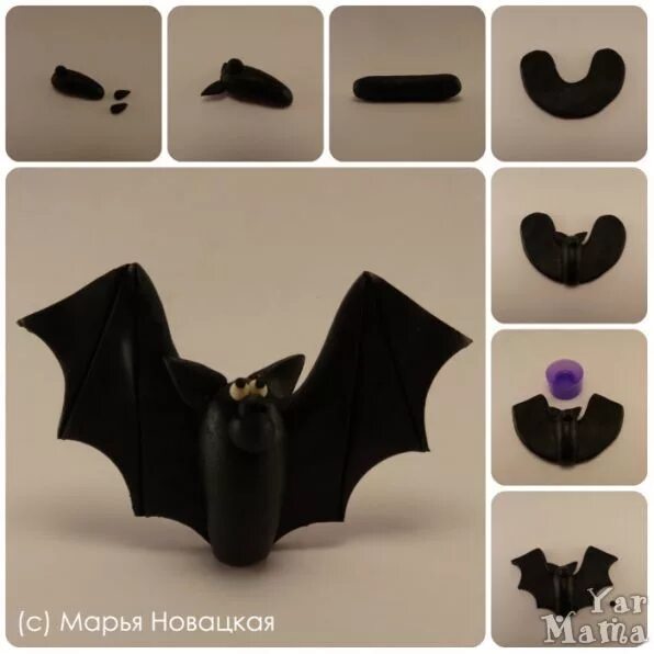 Мк летучая мышь. Летучая мышь из пластилина. туча мышь из пластилина. летучая мышь лепка из пластилина. лепим летучую мышь из пластилина.