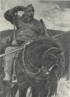 Васнецов богатырь на коне