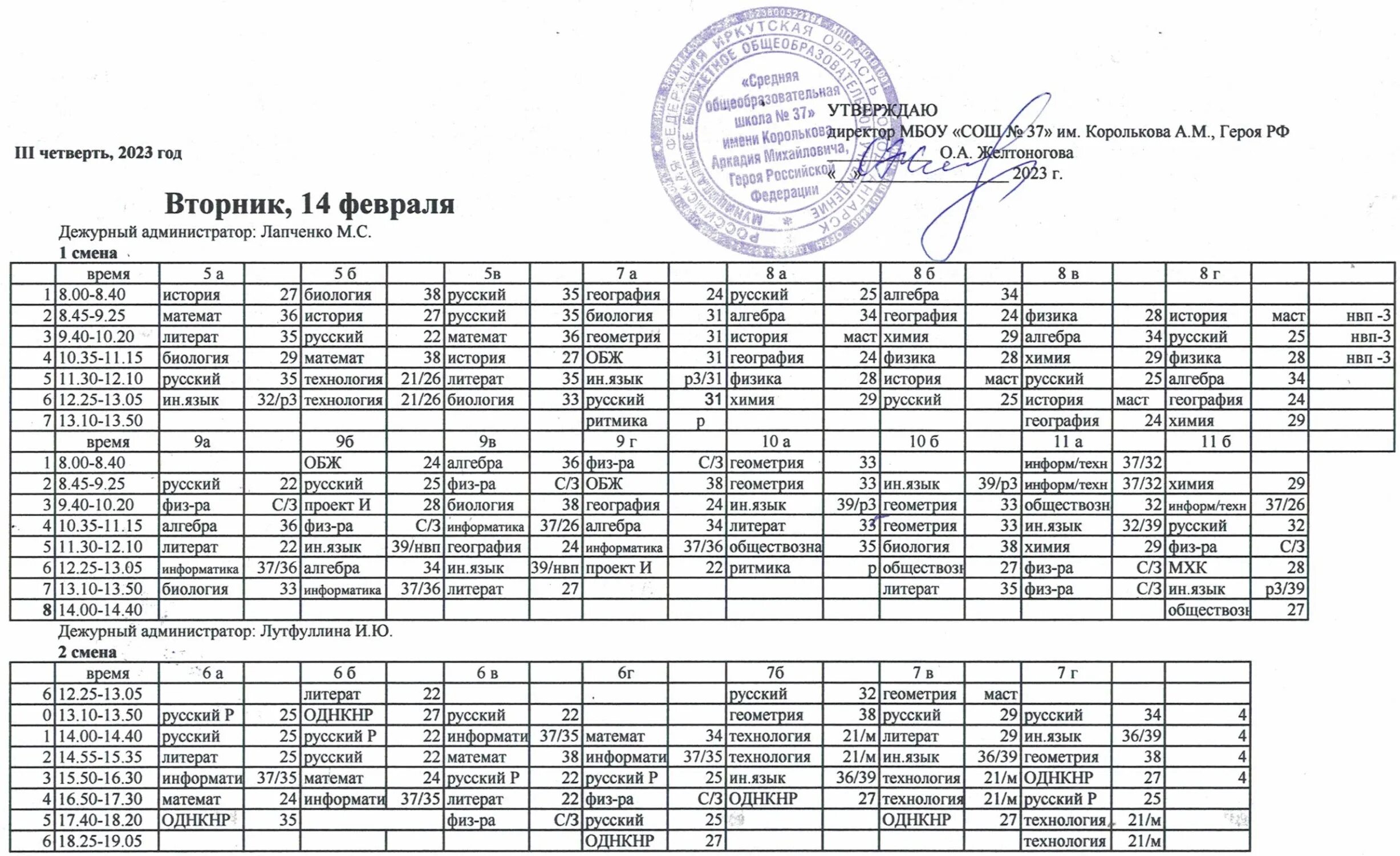 Расписание школы 37 вологда. Расписание уроков на вторник. Расписание уроков в школе. Расписание уроков на четверг. Расписание 14 школы.