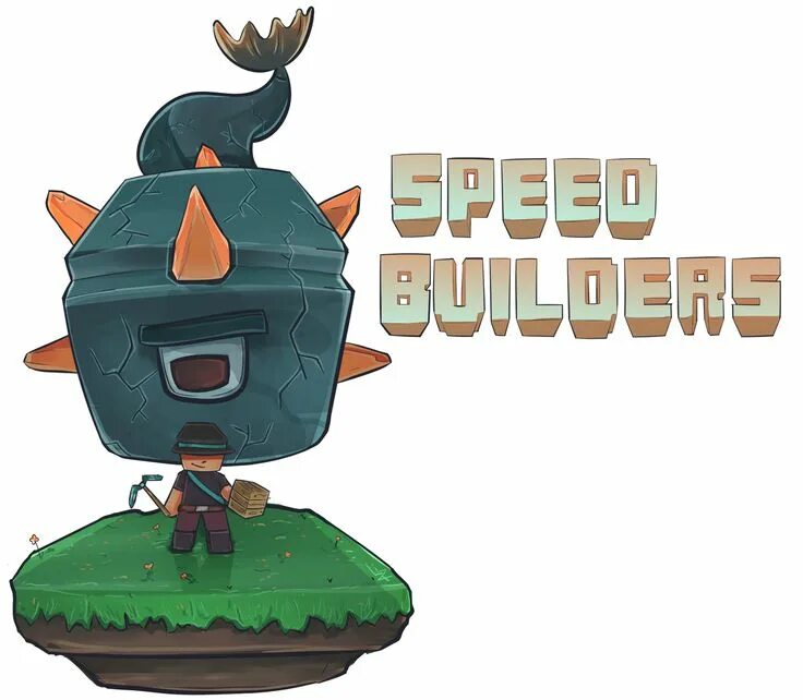Speed builders. Speed minecraft png.