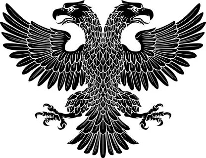 Герб орел вектор